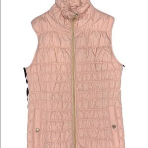 Pink Andrew Marc Winter Vest Size Small